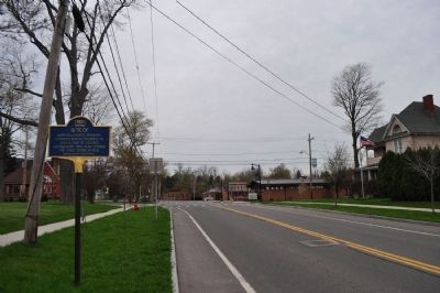 Site of Cary Collegiate Seminary Marker facing west. Click for full size. Site of Cary Collegiate Seminary Marker facing west image. Click for full size.