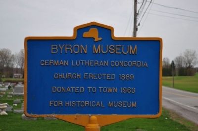 Byron Museum Marker image. Click for full size.