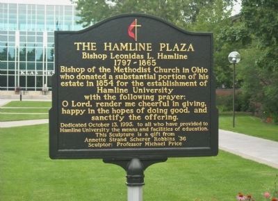 The Hamline Plaza Marker image. Click for full size.