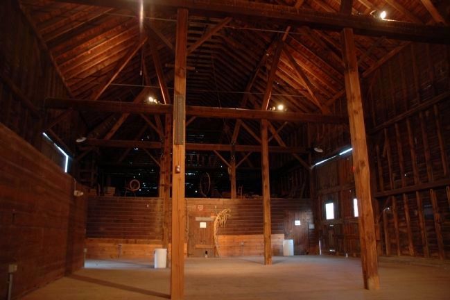 The Church Family Barn Interior (1916) image. Click for full size.