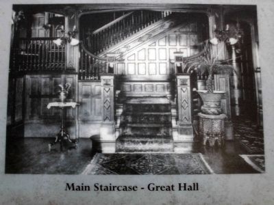 Main Staircase in the Great Hall. Click for full size. Main Staircase in the Great Hall image. Click for full size.