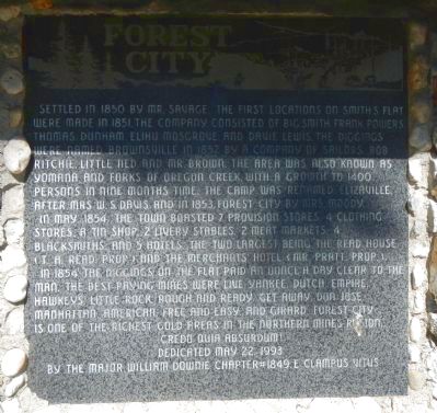 Forest City Marker image. Click for full size.