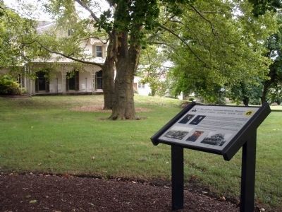 Charles Lukens Huston House Site Marker. Click for full size. Charles Lukens Huston House Site Marker image. Click for full size.