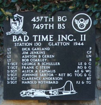 457th Bombardment Group 749th BS image. Click for full size.