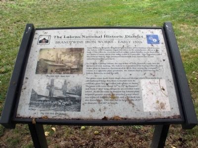 Brandywine Iron Works - Early 1800s Marker image. Click for full size.