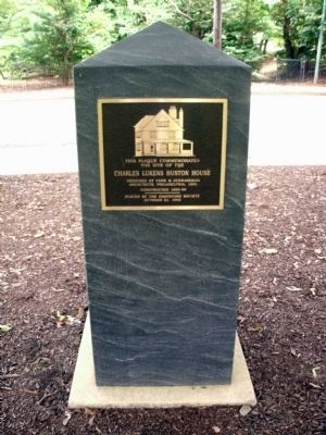 Charles Lukens Huston House Monument. Click for full size. Charles Lukens Huston House Monument image. Click for full size.