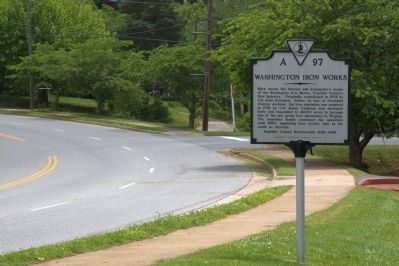 Washington Iron Works Marker. Click for full size. Washington Iron Works Marker image. Click for full size.