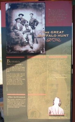 The Great Buffalo Hunt Marker. Click for full size. The Great Buffalo Hunt Marker image. Click for full size.