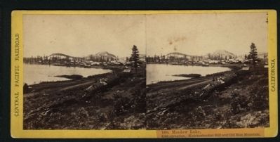 Meadow Lake in 1868 image. Click for full size.