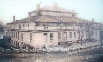 Missouri Valley Hotel Photo on Attack on the Paw Paw Fort Marker. Click for full size. Missouri Valley Hotel Photo on Attack on the Paw Paw Fort Marker image. Click for full size.
