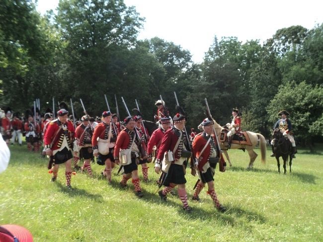 British Grenadiers at the Battle of Monmouth image. Click for full size.