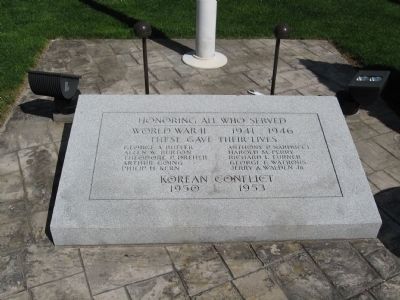 Chester World War II – Korea Memorial. Click for full size. Chester World War II – Korea Memorial image. Click for full size.
