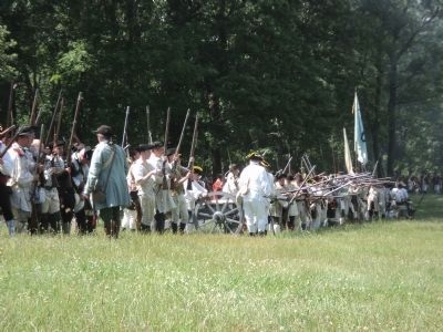 American Troops at the Battle of Monmouth image. Click for full size.
