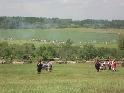 Cannonade on the Monmouth Battlefield image. Click for full size.