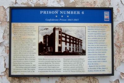 Prison Number 6 CWT Marker image. Click for full size.