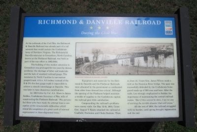 Richmond & Danville Railroad CWT Marker. Click for full size. Richmond & Danville Railroad CWT Marker image. Click for full size.