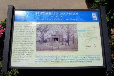 Sutherlin Mansion CWT Marker image. Click for full size.
