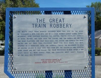 The Great Train Robbery Marker image. Click for full size.