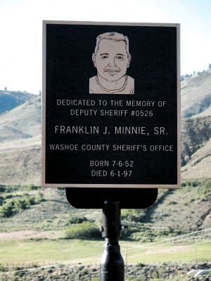 Franklin J. Minnie, Sr. Memorial Plaque image. Click for full size.