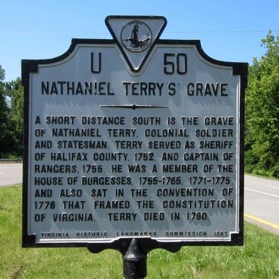 Nathaniel Terry's Grave Marker image. Click for full size.