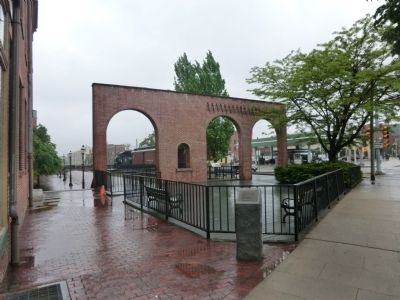 Merrimack St. Depot Marker. Click for full size. Merrimack St. Depot Marker image. Click for full size.