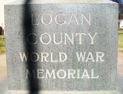 Logan County War Memorial image. Click for full size.