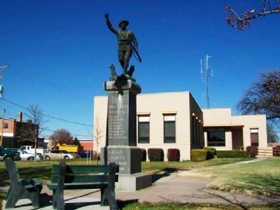 Logan County War Memorial. Click for full size. Logan County War Memorial image. Click for full size.