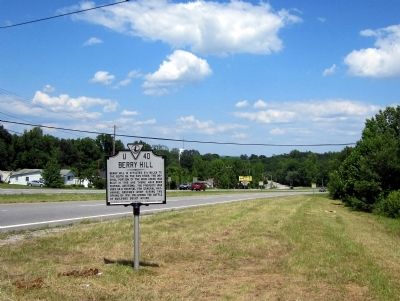 US 58 (facing east). Click for full size. US 58 (facing east) image. Click for full size.