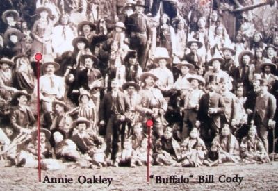 Photo on Annie Oakley Marker image. Click for full size.