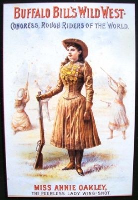 Poster on Annie Oakley Marker image. Click for full size.
