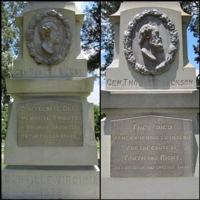 Danville Confederate Soldier's Monument. Click for full size. Danville Confederate Soldier's Monument image. Click for full size.