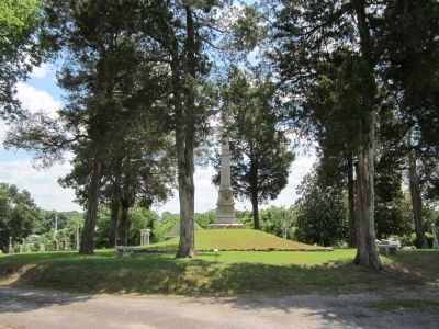 Confederate Soldier's Monument in Green Hill Cemetery image. Click for full size.
