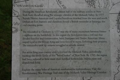 Revolution in the Mohawk Valley Marker image. Click for full size.