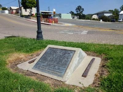 Pacific Coast Railway Right-Of-Way / A Terrible Tragedy Monument image. Click for full size.
