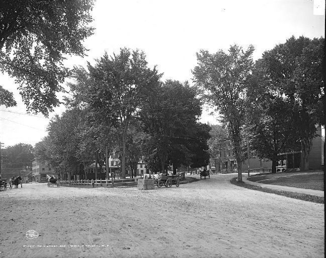 Main Street and Common, Plymouth, N.H. (1908) image. Click for full size.