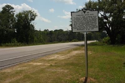 Combahee River Raid / Freedom Along The Combahee Marker, looking south along Charleston Highway image. Click for full size.