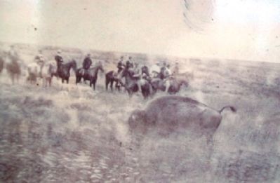 Photo on The Smoky Hill River Valley - Buffalo Country Marker. Click for full size. Photo on The Smoky Hill River Valley - Buffalo Country Marker image. Click for full size.