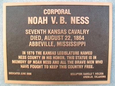 Corporal Noah V. B. Ness Marker image. Click for full size.