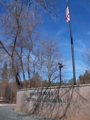 Ebbetts Pass Veterans Memorial. Click for full size. Ebbetts Pass Veterans Memorial image. Click for full size.