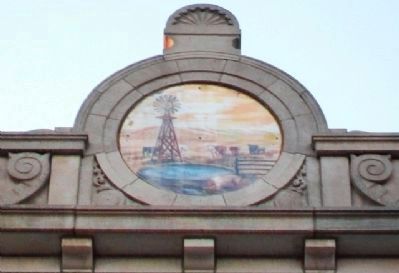 Ness County Courthouse Ranch Scene image. Click for full size.