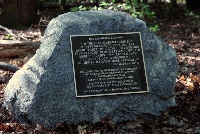 48th Alabama Regiment Monument image. Click for full size.