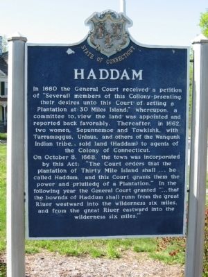 Haddam Marker image. Click for full size.