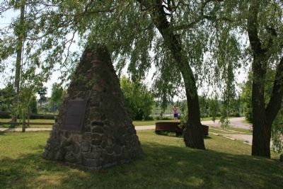 The Old Welland Canal Marker image. Click for full size.