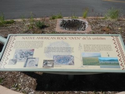 Native American Rock “Oven” de?ck umbil+m image. Click for full size.