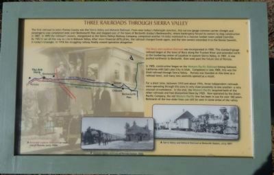 Three Railroads Through Sierra Valley Panel 2 image. Click for full size.