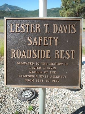Lester T. Davis Safety Roadside Rest image. Click for full size.