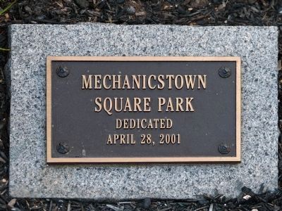 Mechanicsville Square Park<br> Dedicated April 28, 2001 image. Click for full size.