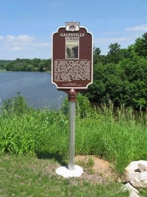 Galesville Bridge Marker. Click for full size. Galesville Bridge Marker image. Click for full size.