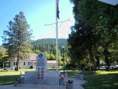 Plumas County Veterans Memorial Marker image. Click for full size.