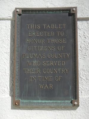 World War Memorial Marker. Click for full size. World War Memorial Marker image. Click for full size.